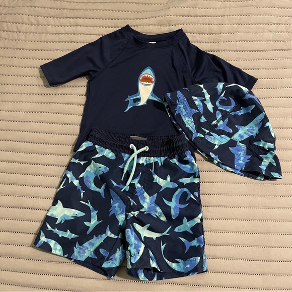 Swimfix toddler boy swimwear 3pcs -18 months - Picture 1 of 8